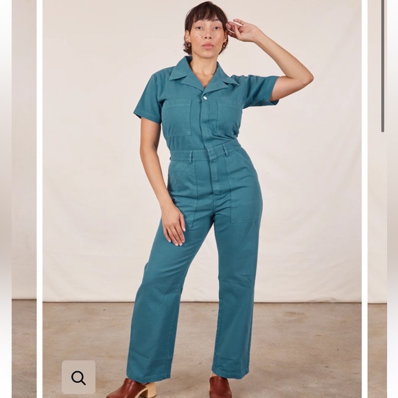 NWT Big Bud Press Short Sleeve Jumpsuit - Marine Blue - Picture 2 of 6